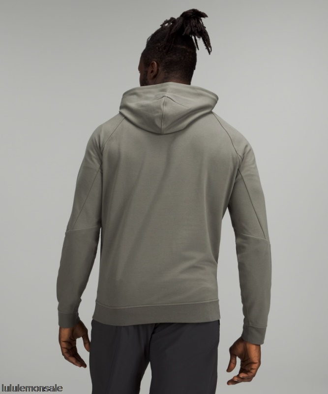 Lululemon Verkauf DELULU633 | City Sweat Pullover Hoodie French Terry Grau Salbei